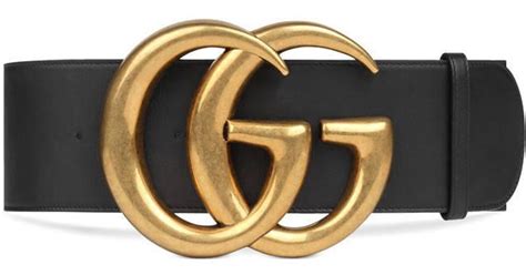 gucci wide leather belt with double g replica|gucci double g belt women's.